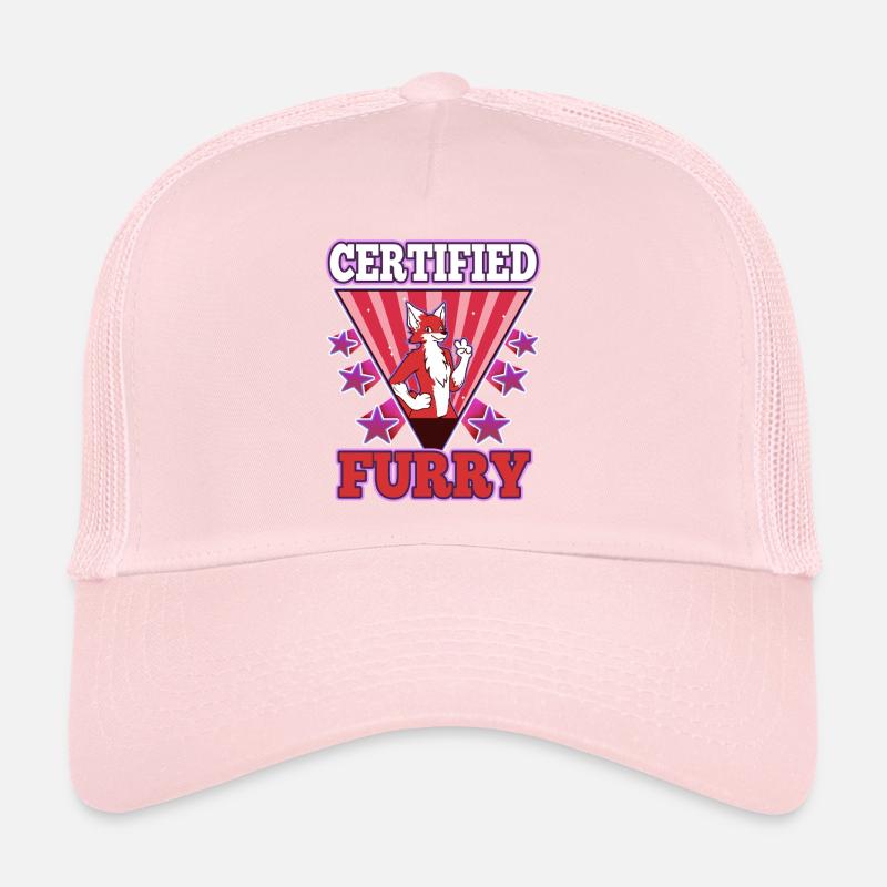 Fourrure certifiée Casquette trucker 