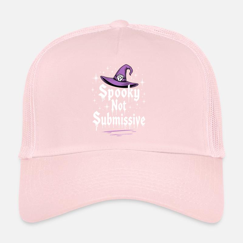 Spooky not Submissive Halloween Saying Trucker Cap