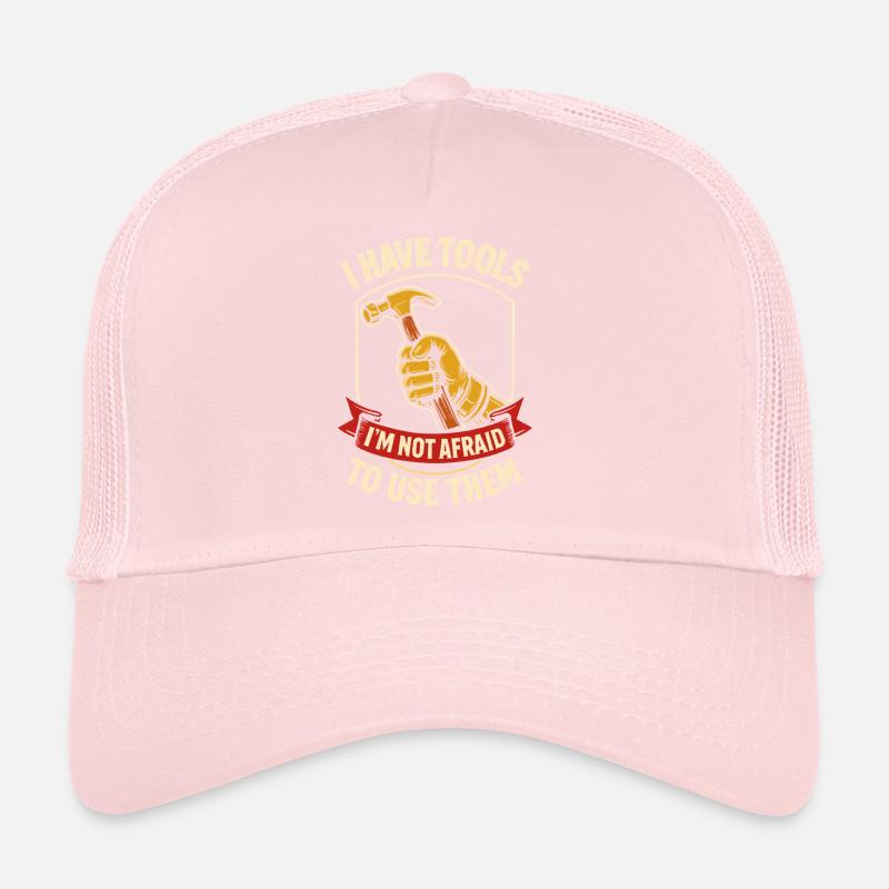 I have tools and use them Screwdriver Humor Trucker Cap
