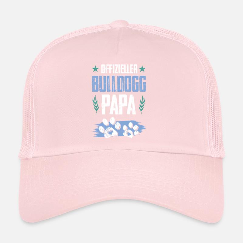 Bouledogue Chiens Papa Casquette trucker 