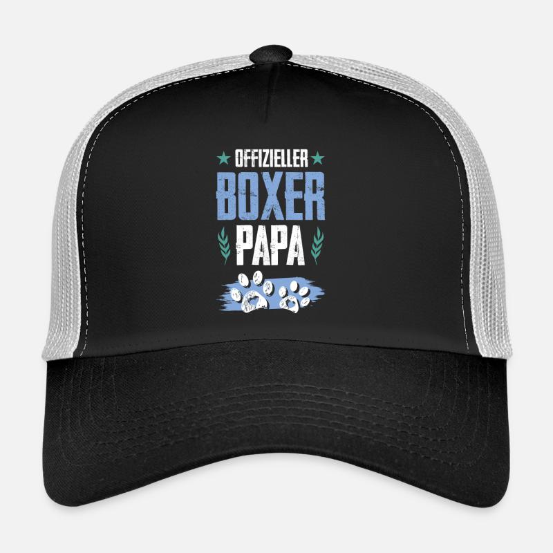 Chiens Boxer Papa Casquette trucker 