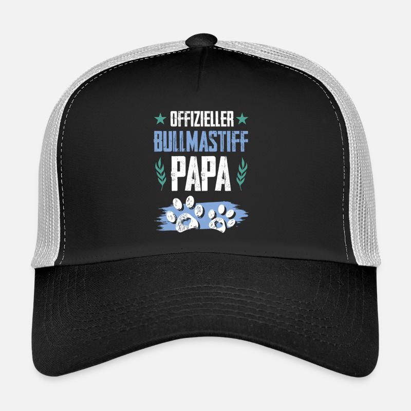 bullmastiff hunde papa Trucker Cap