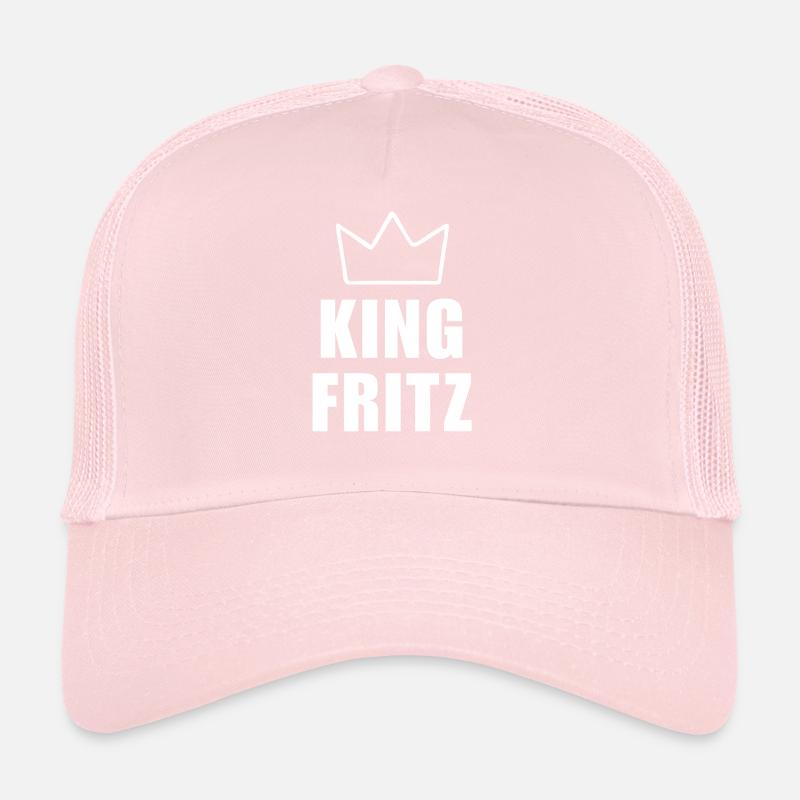 Fritz Name mit Buchstabe F - King Crown Hemd Trucker Cap