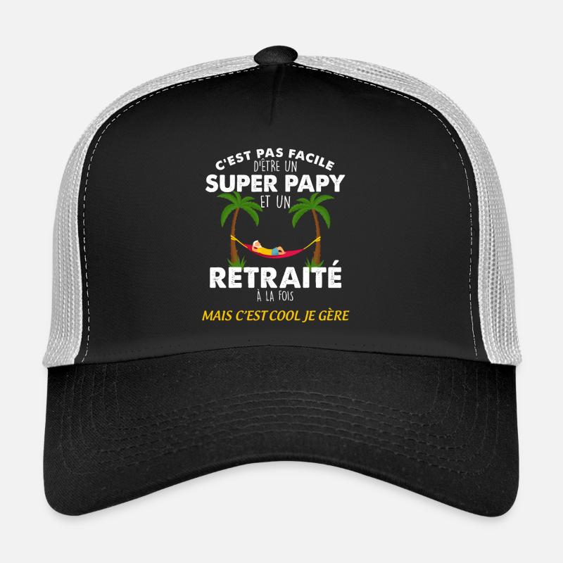 Notre Papy Retraité Vacances Tropical Casquette trucker 