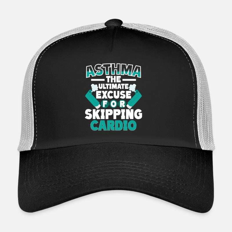Asthma Asthmatiker Skipping Cardio Trucker Cap