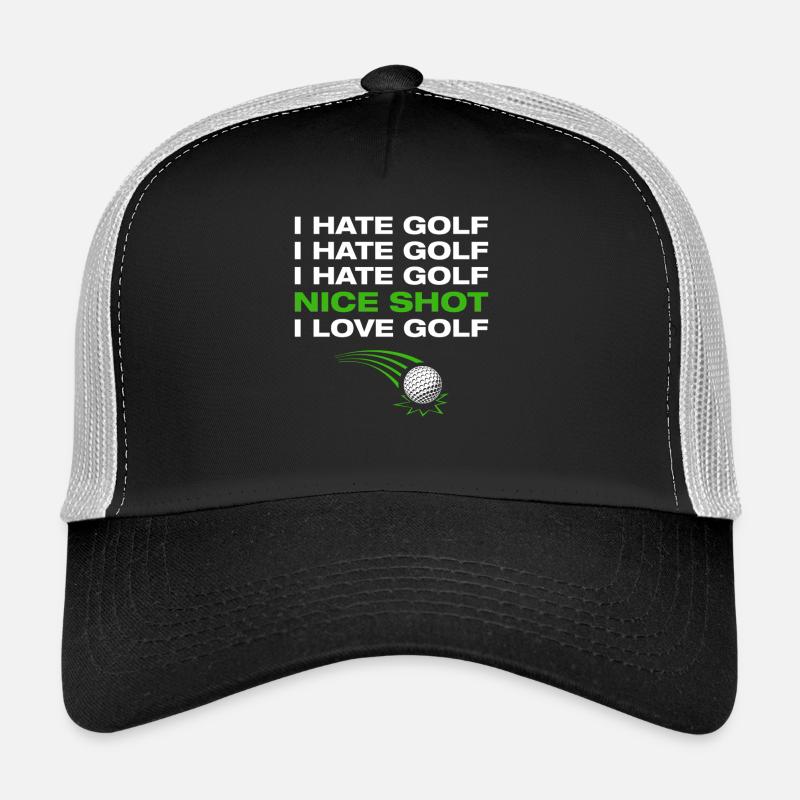 I love golf Golfer Golf Golfen Trucker Cap