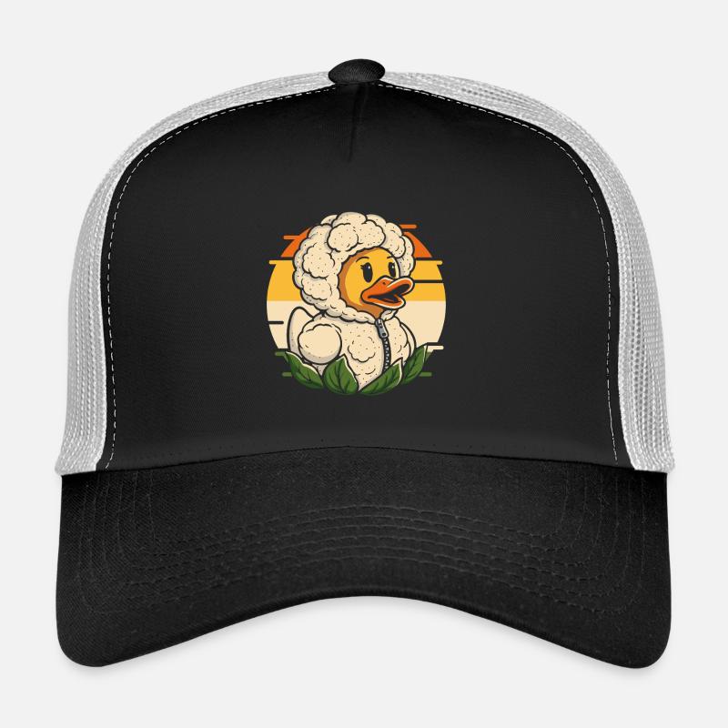 Cuddly duck head with cauliflower Trucker Cap