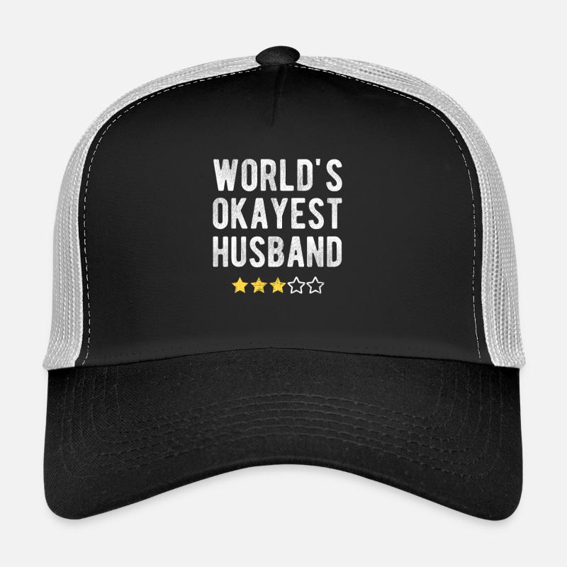 Le mari le plus correct du monde, une citation drôle de mari Casquette trucker 