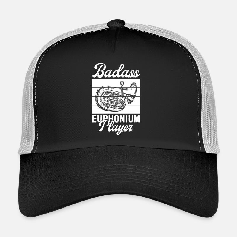 Baritone Player Badass Player Euphonium Trucker Cap