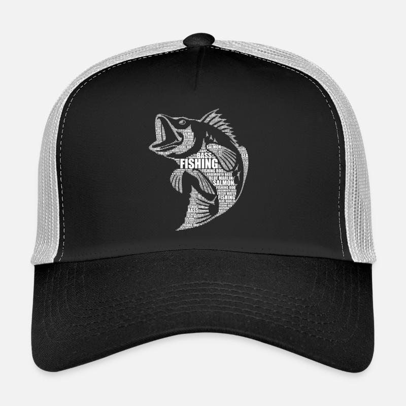 Angeln Wort Kunst Geschenk Design Trucker Cap