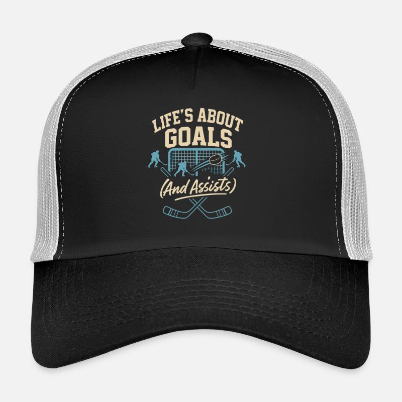 I'm not here to talk - Trucker Cap - black/stone grey