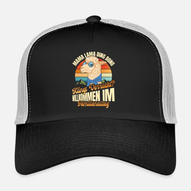 Werdende Mutter MAMA LAMA DING DONG Lustiges Trucker Cap