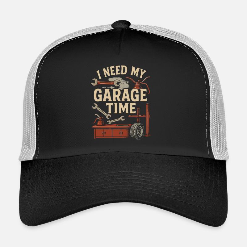 J’ai besoin de mon temps de garage Casquette trucker 