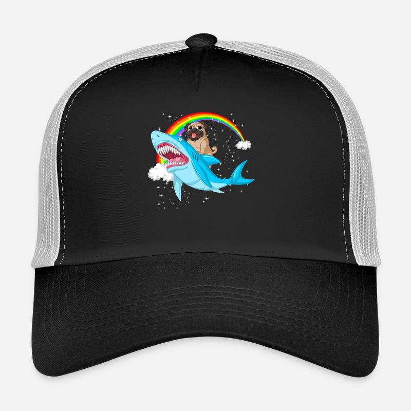 Carlin équitation requin arc-en-ciel Casquette trucker 