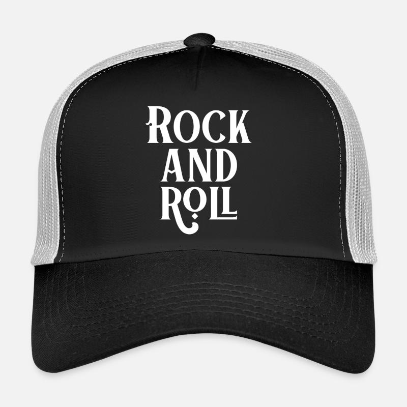 Vintage Rock'n'Roll-Typografie-Design Trucker Cap