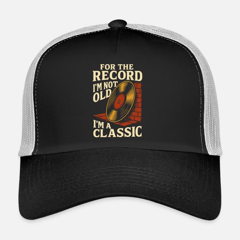 Für das Protokoll: Ich bin nicht alt, ich bin ein klassisches Vinyl Trucker Cap