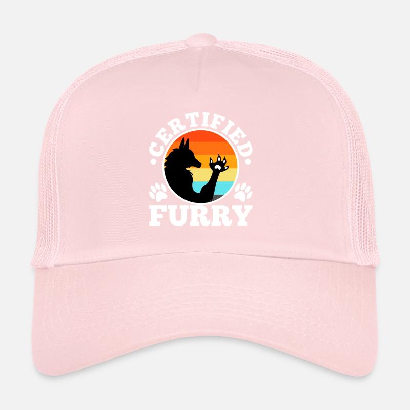Fourrure certifiée Casquette trucker 