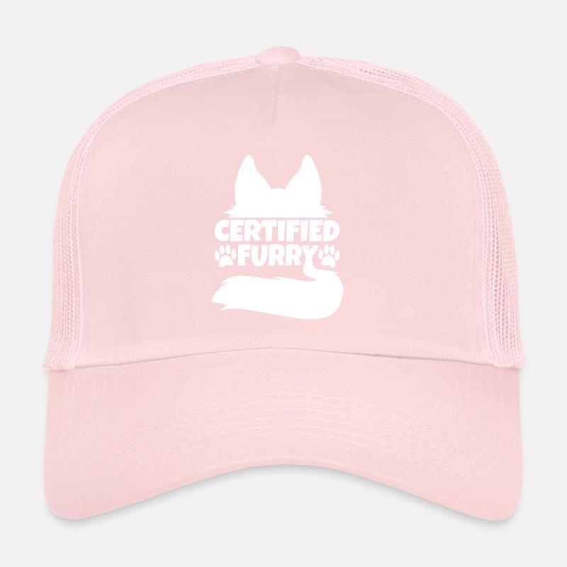 Fourrure certifiée Casquette trucker 