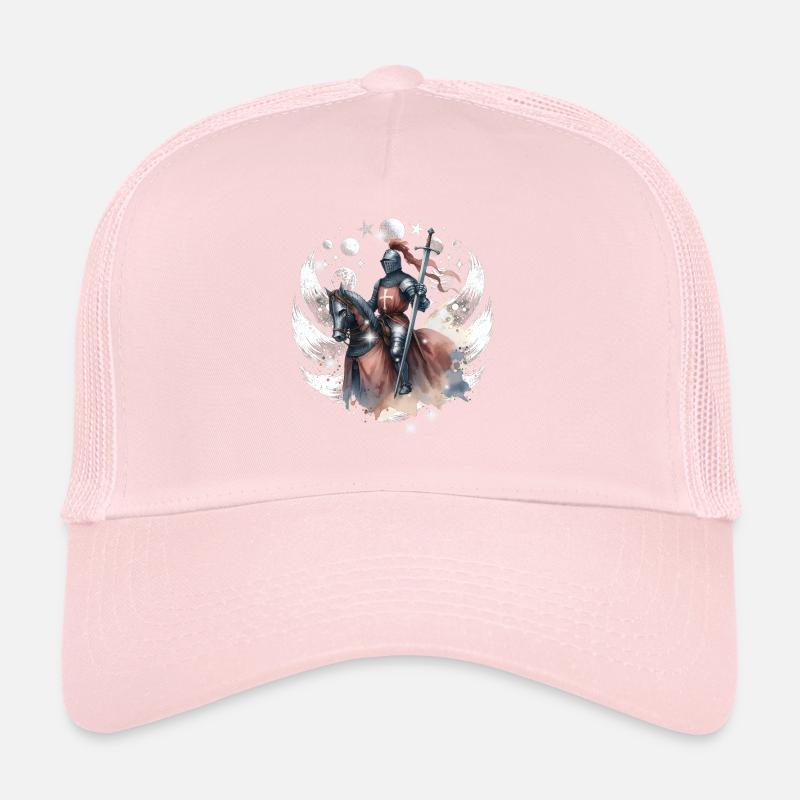 Chevalier Cheval Guerrier Médiéval Casquette trucker 