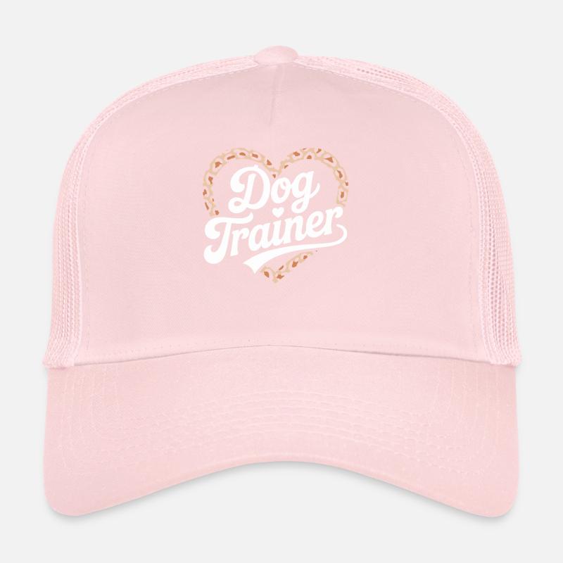Dresseur de chiens Heart Design Casquette trucker 