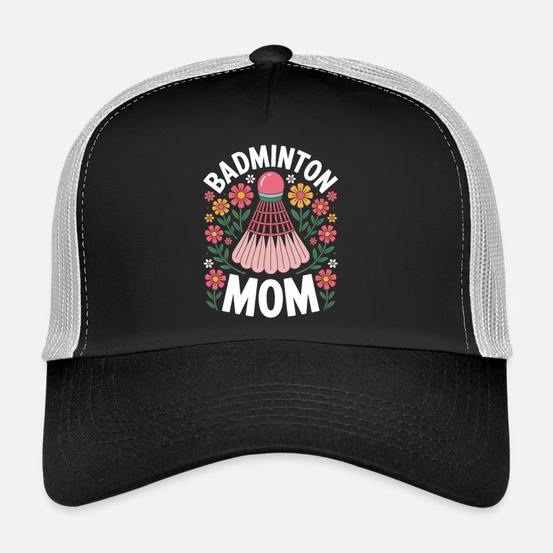 Badminton Spruch Mama Lustiges Badminton Geschenk Trucker Cap