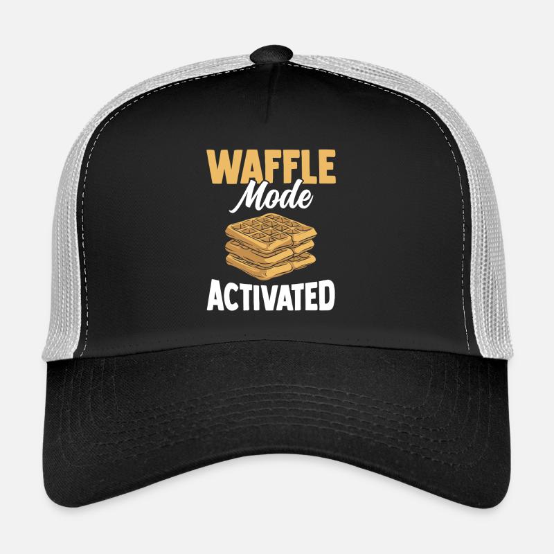 Waffle Mode Activated Pastry Breakfast Trucker Cap