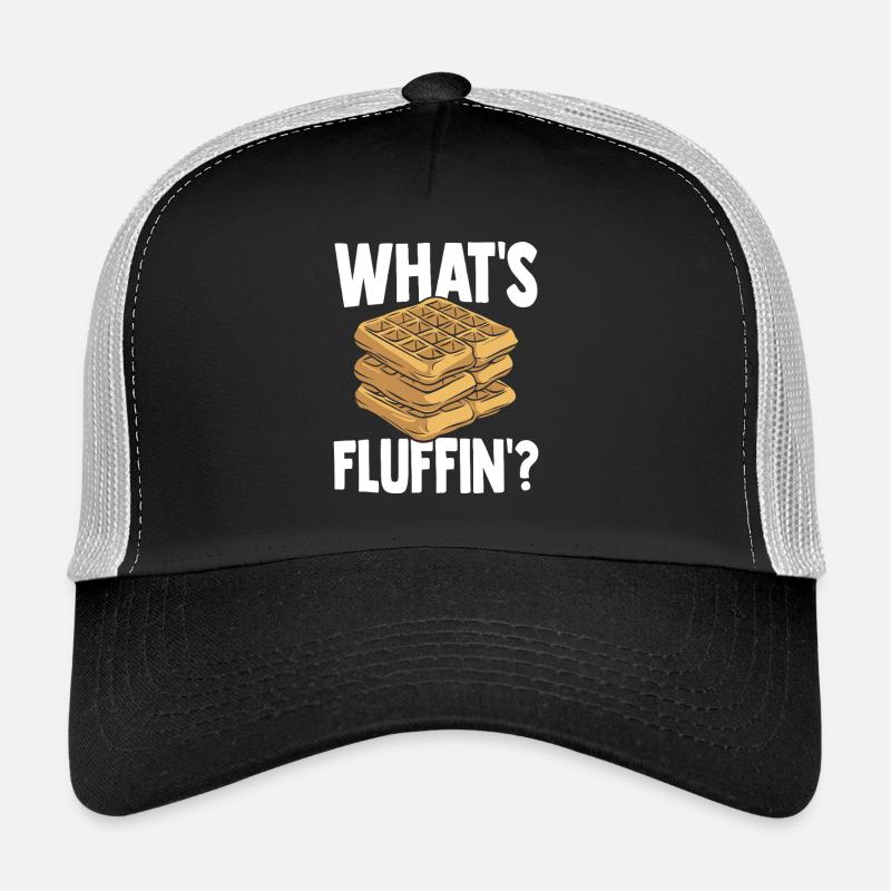 Cool Waffle Gift Pancakes with Syrup Trucker Cap