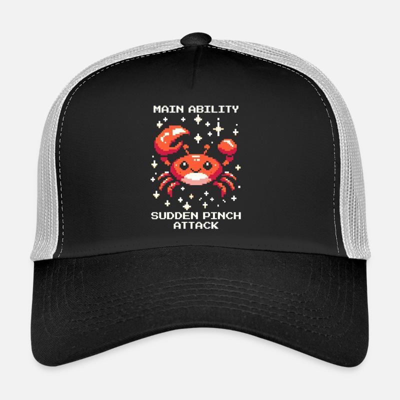 Hauptfähigkeit: Scheren-Schnappangriff | Krabbe Trucker Cap