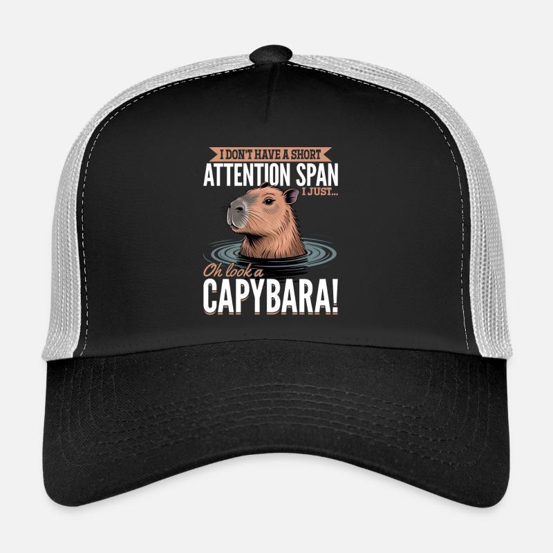 Funny aesthetic Kawaii Capybara Trucker Cap