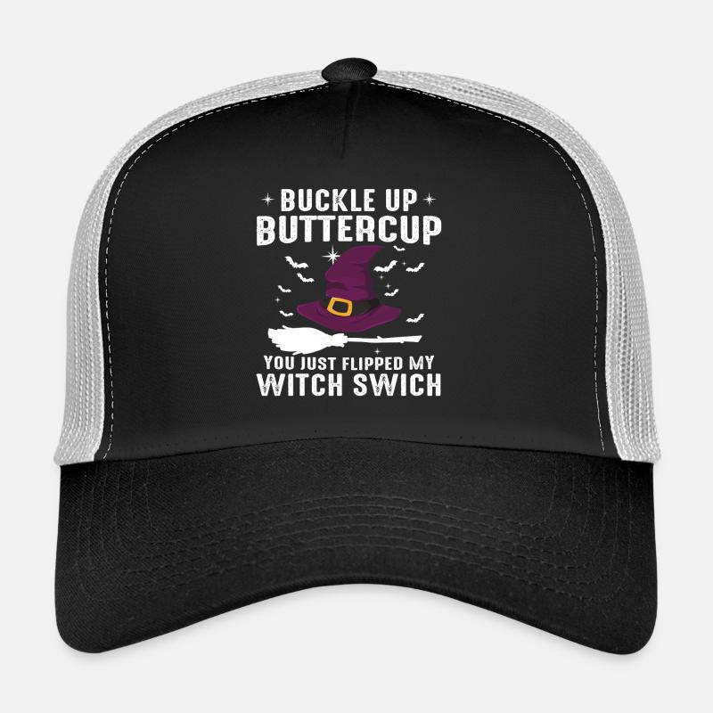 Witch Switch Halloween Trucker Cap
