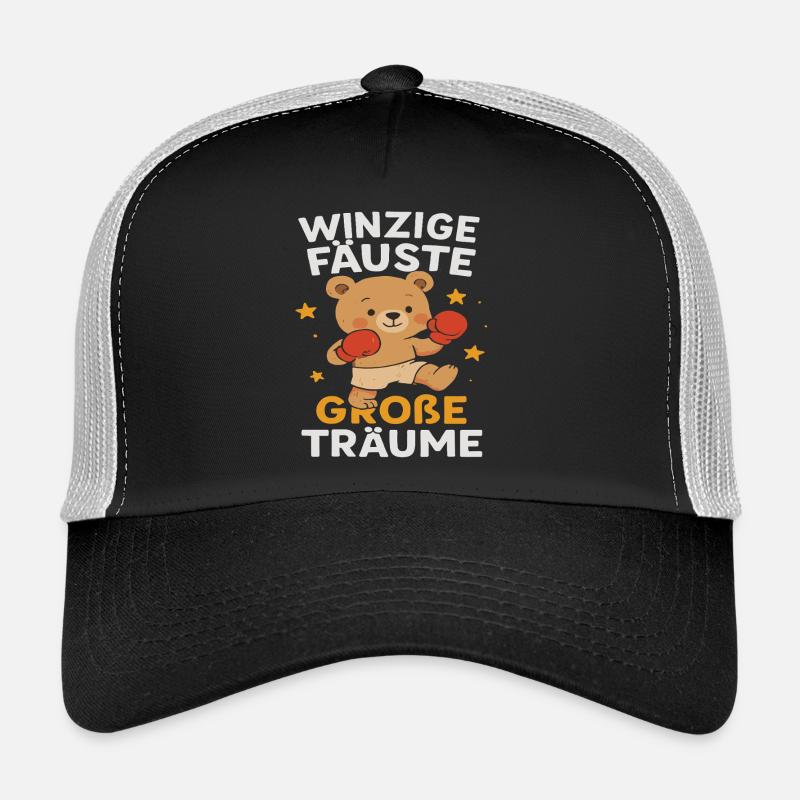 Kuschelbär im Boxring Shirt Motivation Trucker Cap