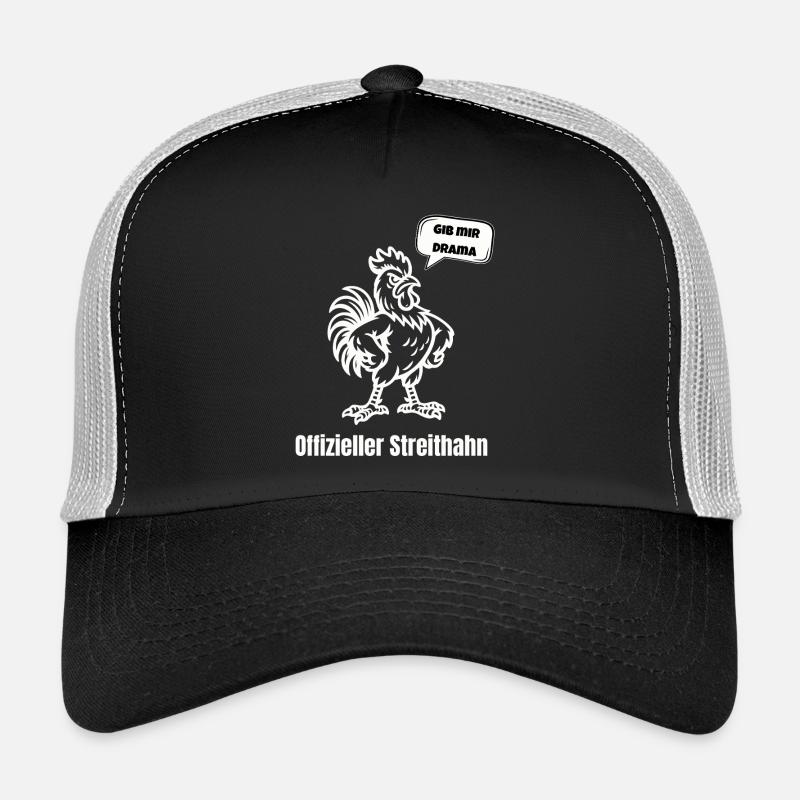 Streithahn Drama Spruch Trucker Cap