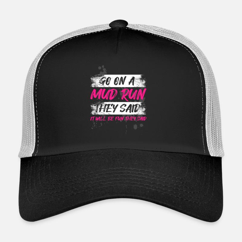 Participez à une course dans la boue Schlammlauf Mud Run Muddy Race Casquette trucker 
