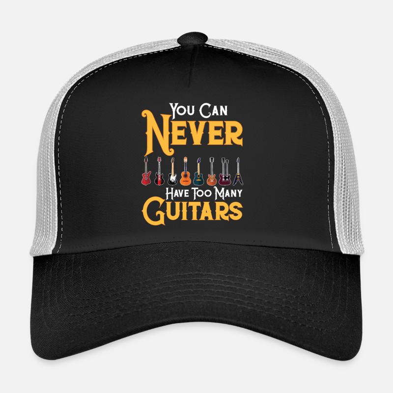 Never too many guitars Trucker Cap