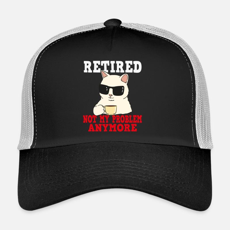 Chat à la retraite : ce n’est plus mon problème Casquette trucker 