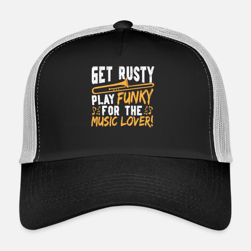 Trombonist Brass Band Marching Band Trombone Trombone - Trucker Cap - black/stone grey