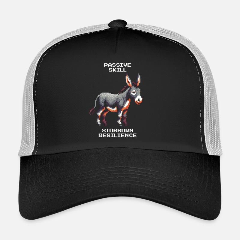 Âne : Endurance obstinée | Humour RPG Casquette trucker 