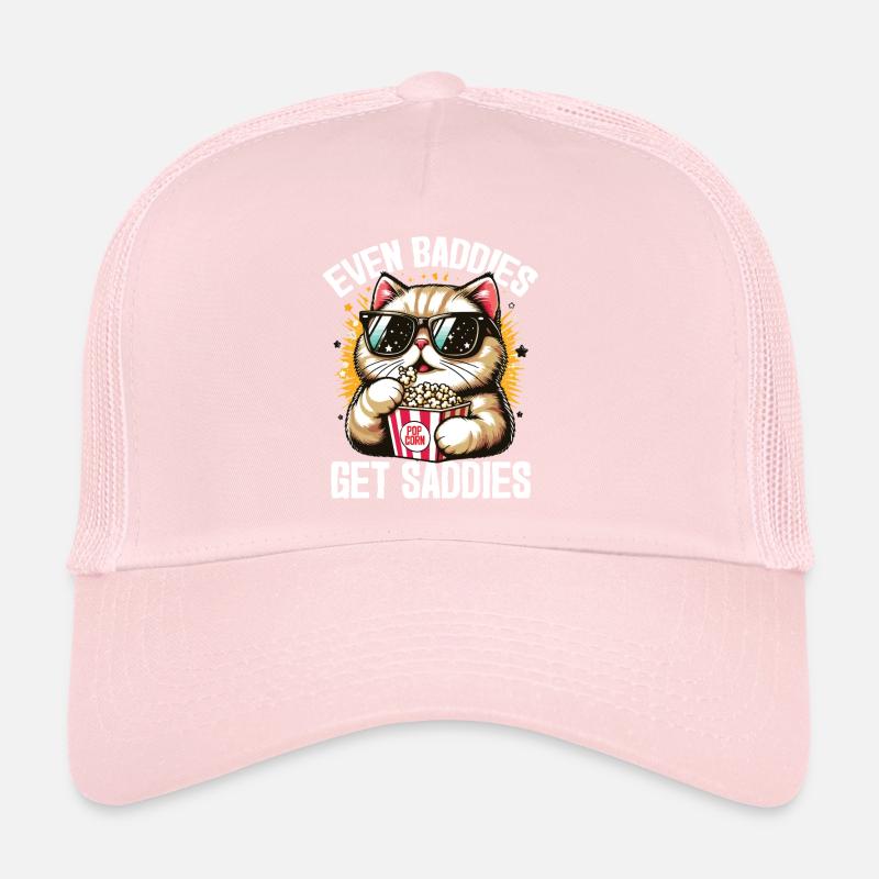 Cool Cat Meme – Even Baddies Get Saddies Funny Pop Casquette trucker 