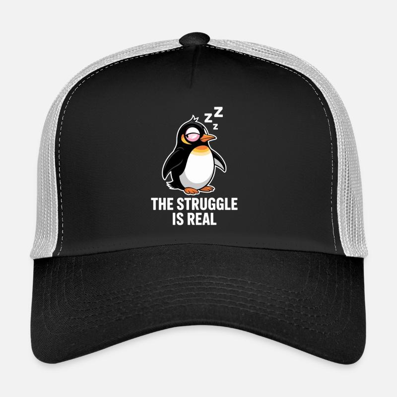 Pingouin Drôle de dicton Casquette trucker 