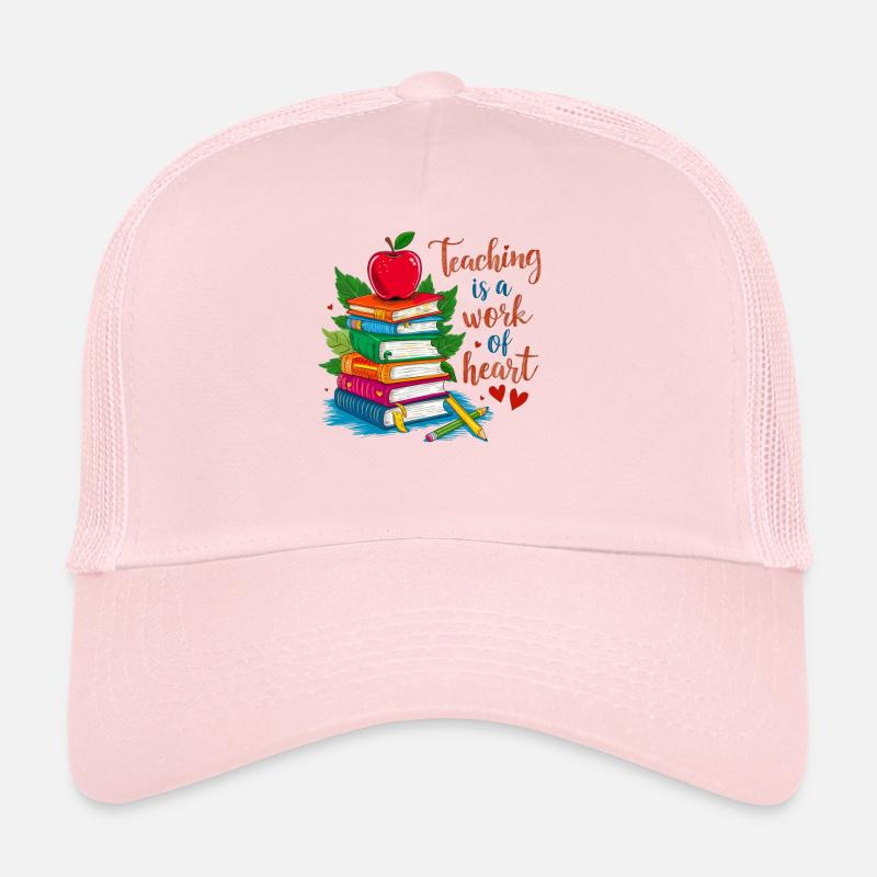 Teacher Bokstack and Hjärta Trucker Cap