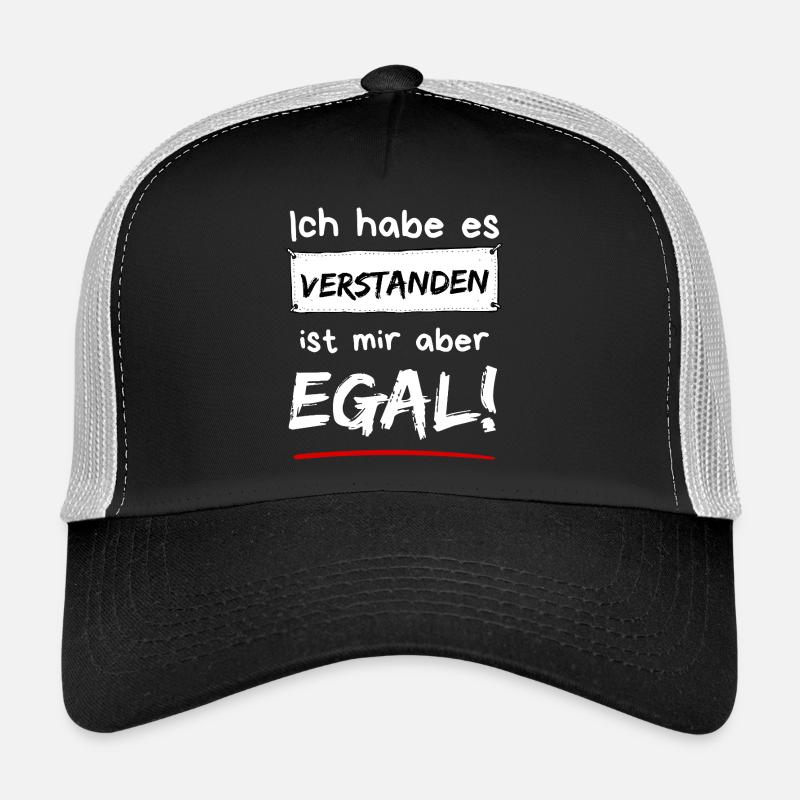 J’ai compris. Mais je m’en fiche ! Casquette trucker 