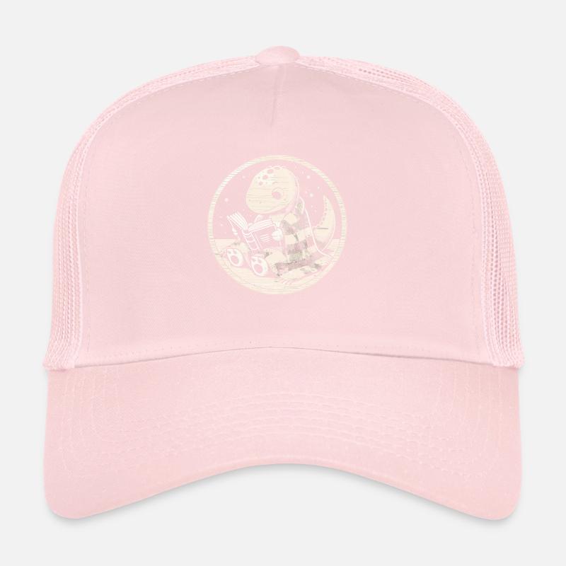 Dinosaure de lecture confortable Casquette trucker 
