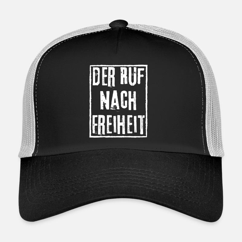 L’APPEL À LA LIBERTÉ - STYLE GRAFFITI PUNK ROCK Casquette trucker 