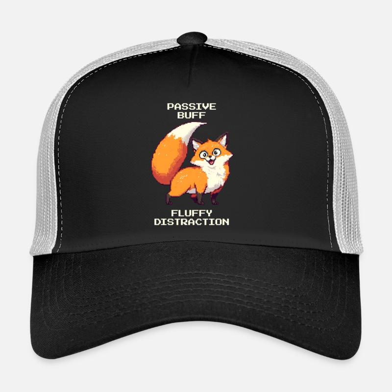 Distraction moelleuse | Renard Derpy Casquette trucker 