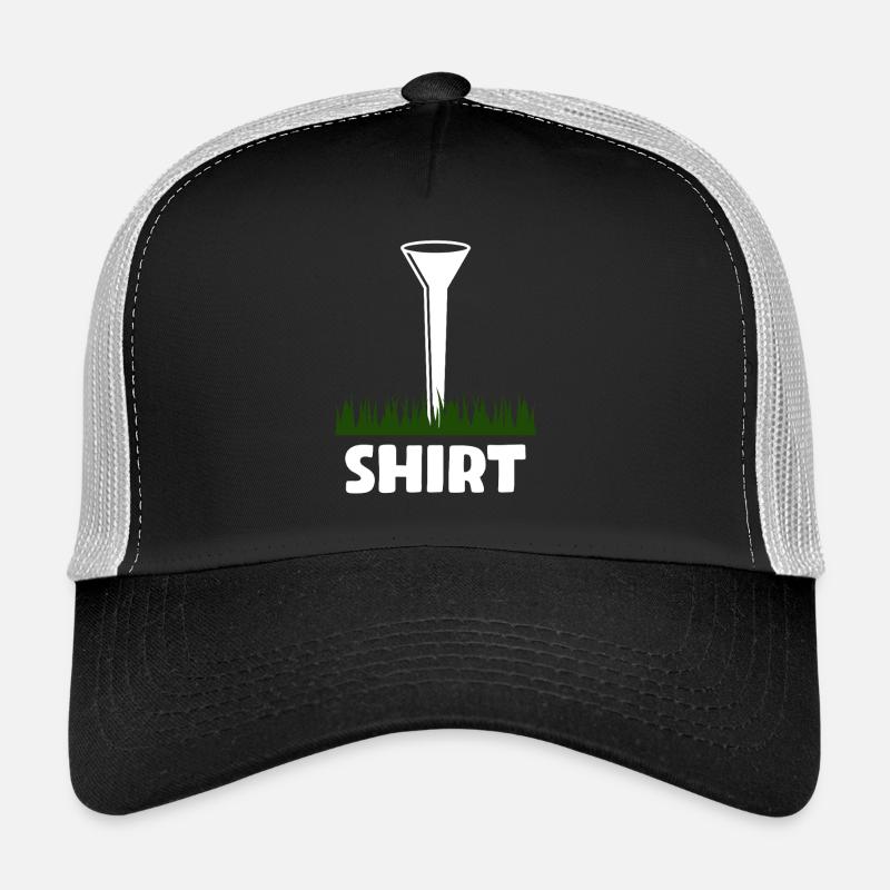 Golfer Golf Golfen - Trucker Cap - Schwarz/Steingrau