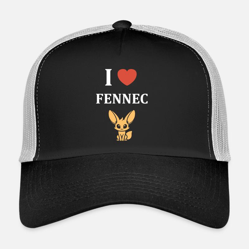 J aime Fennec Design Tee Casquette trucker 