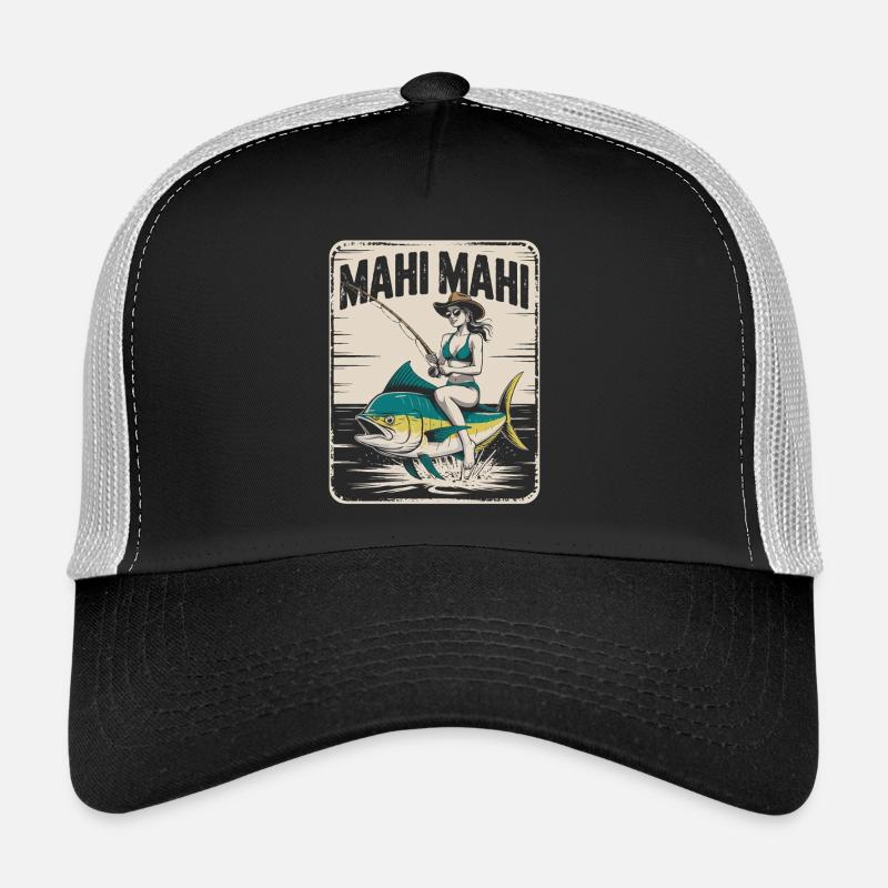 Mahi Mahi Beach Angler Rétro Casquette trucker 