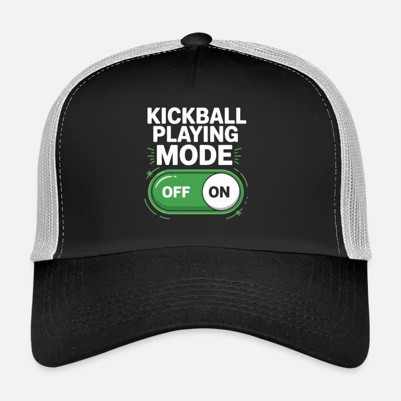 Mode de jeu Kickball activé désactivé Casquette trucker 
