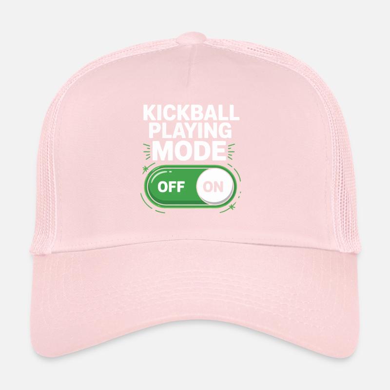 Mode de jeu Kickball activé désactivé Casquette trucker 