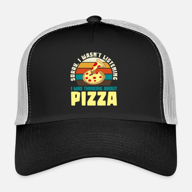 Pizza Dreamer Retro Motif Trucker Cap